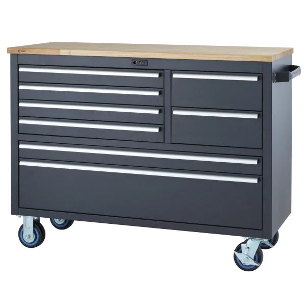 Trinity 48 in. 8-Drawer Rolling Workbench with Combo Lock