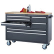 Trinity 48 in. 8-Drawer Rolling Workbench with Combo Lock