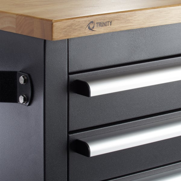 Trinity 48 in. 8-Drawer Rolling Workbench with Combo Lock