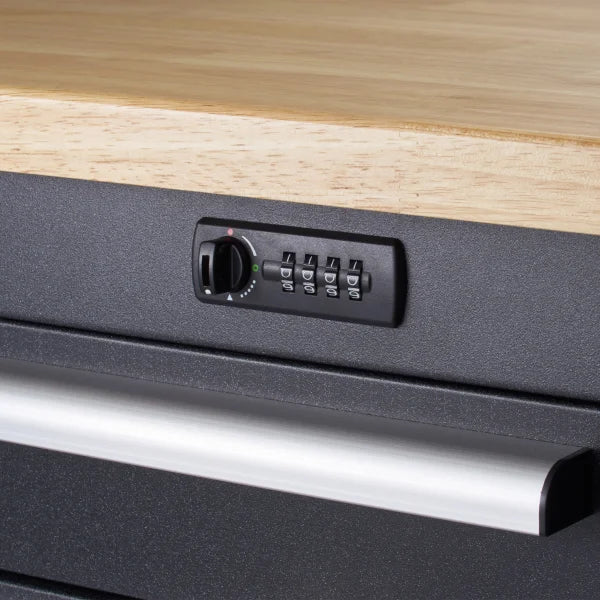 Trinity 48 in. 8-Drawer Rolling Workbench with Combo Lock