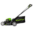 Greenworks 80V 17” Push Mower and 800 CFM 200 MPH Blower, 4Ah Battery and 2A Charger Included