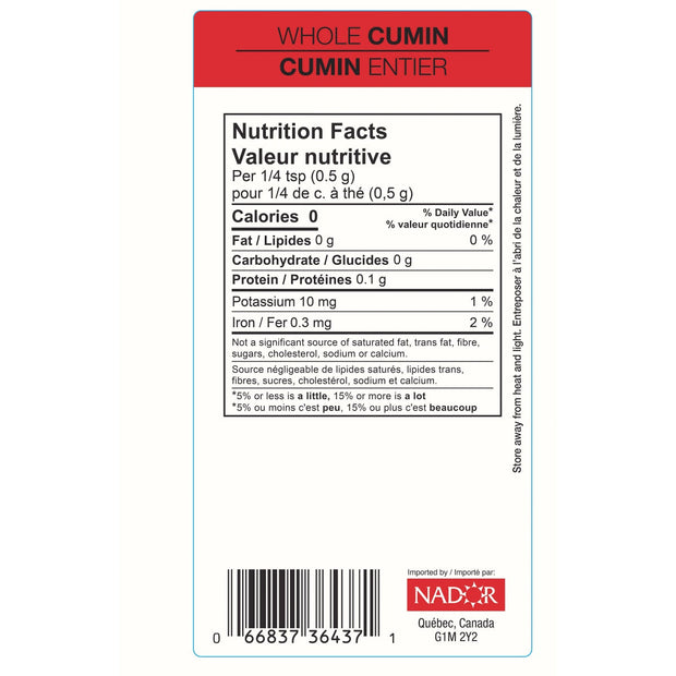Moulin Rouge Whole Cumin Seeds, 1.8 kg