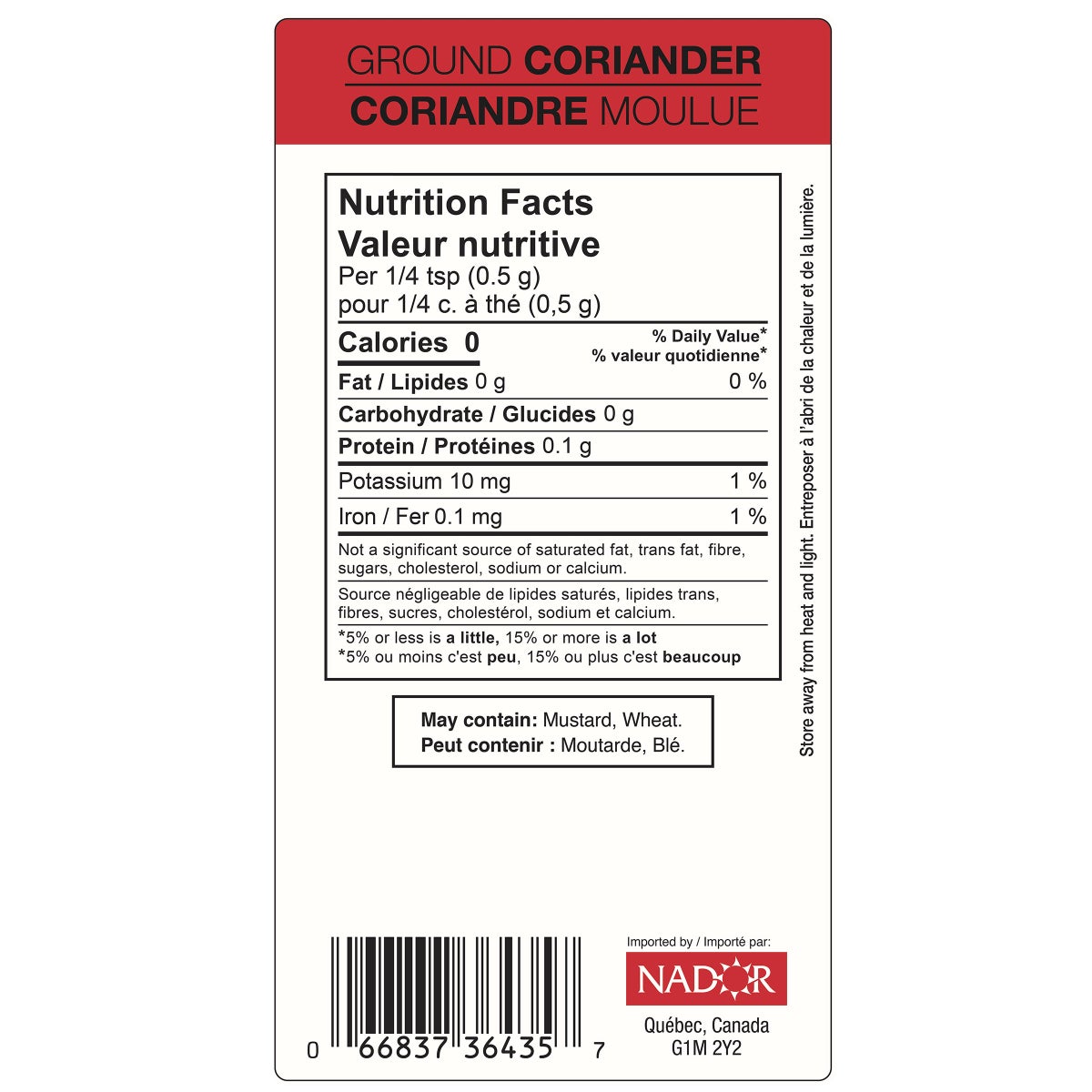 Moulin Rouge Ground Coriander, 2 kg