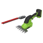 Greenworks 24V 4-piece Combo – 17” Mower, 12” Trimmer, 320 CFM Blower, Shrubber Shear, (2) 4.0Ah Batteries & Dual-Port Charger