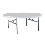 Lifetime Commercial 182.9 cm (72 in.) 8 Round Tables with 1 Table Cart