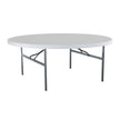Lifetime Commercial 182.9 cm (72 in.) 8 Round Tables with 1 Table Cart
