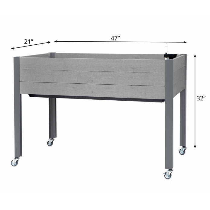 CedarCraft 81 cm (32 in.) Self-watering Elevated Spruce Planter