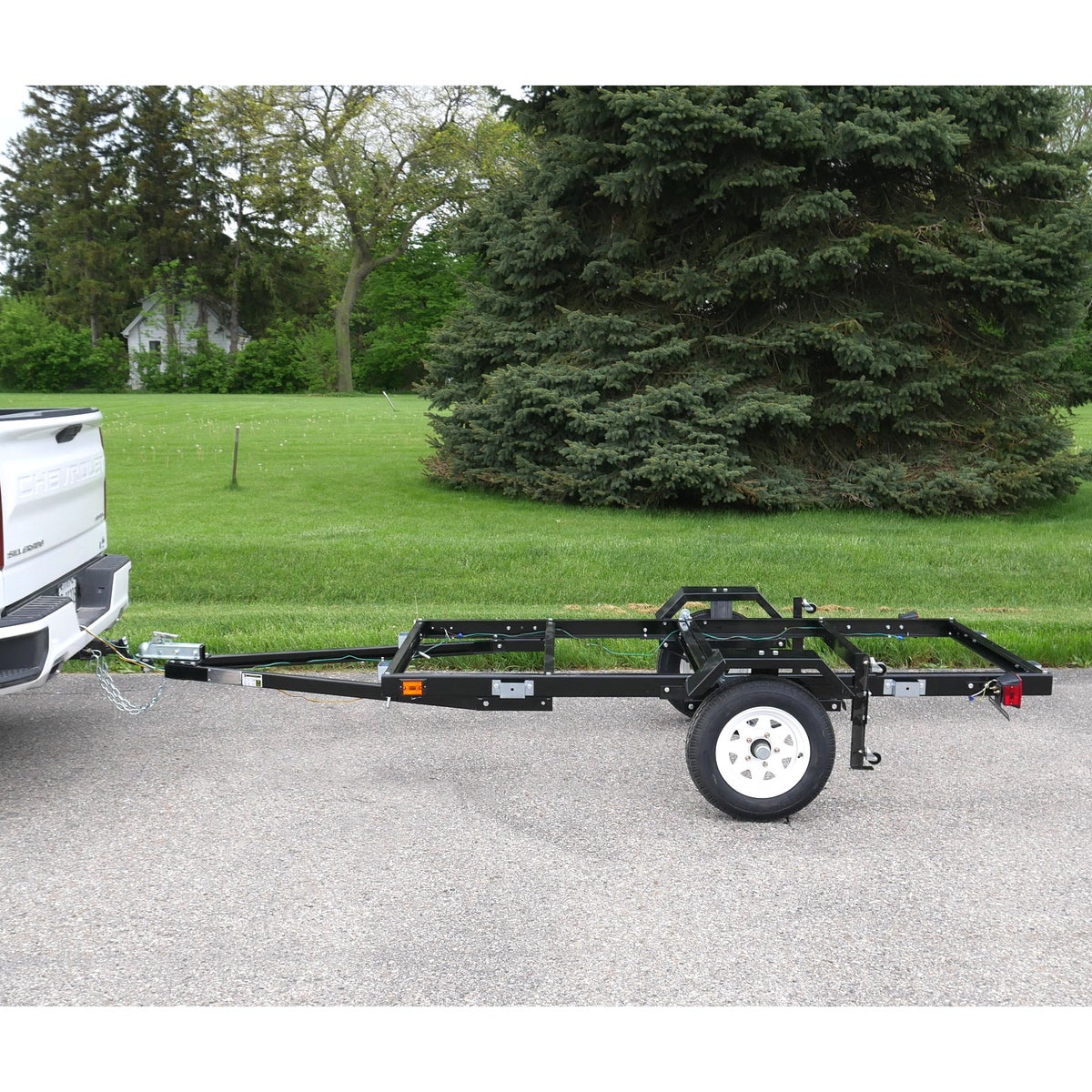 Freedom 4 ft. × 8 ft. Single Axle, 3-in-1 Folding Utility Trailer Kit