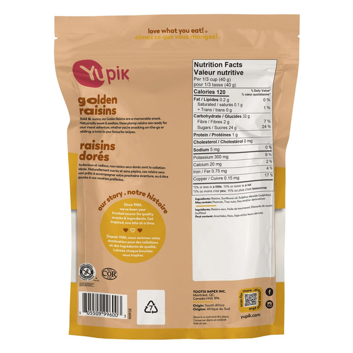 Yupik Golden Raisins, 2 kg