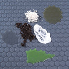 G-Floor Slate Grey Small Coin Tread Roll Out Flooring, 8.5 ft. × 24 ft.