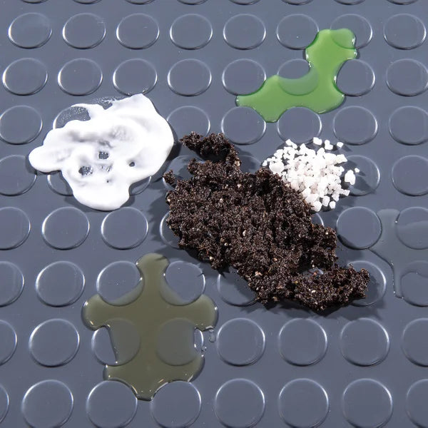 G-Floor Slate Grey Coin Tread Roll Out Flooring, 8.5 ft. × 24 ft.