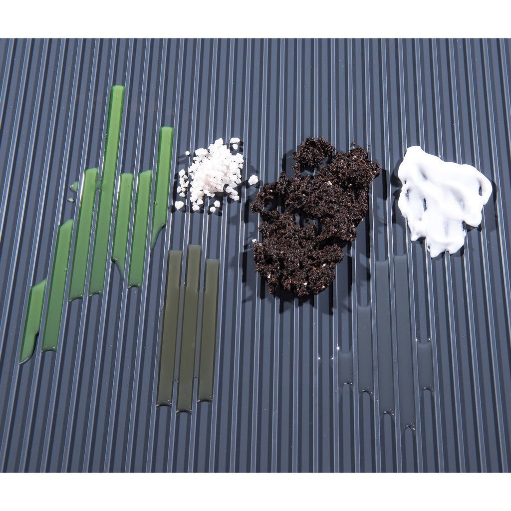 G-Floor Slate Grey Ribbed Tread Roll Out Flooring, 7.5 ft. × 17 ft.