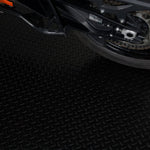 G-Floor Midnight Black Diamond Tread Roll Out Flooring, 5 ft. × 10 ft.
