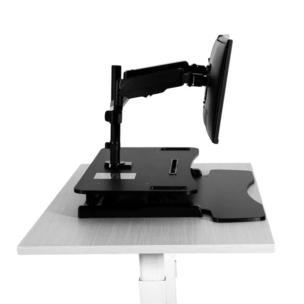 TygerClaw Black Sit-and-stand Adjustable Desk Riser
