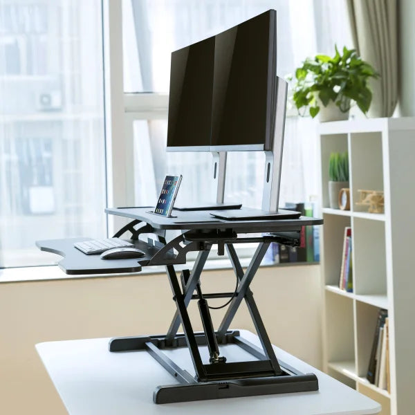 TygerClaw Black Sit-and-stand Adjustable Desk Riser