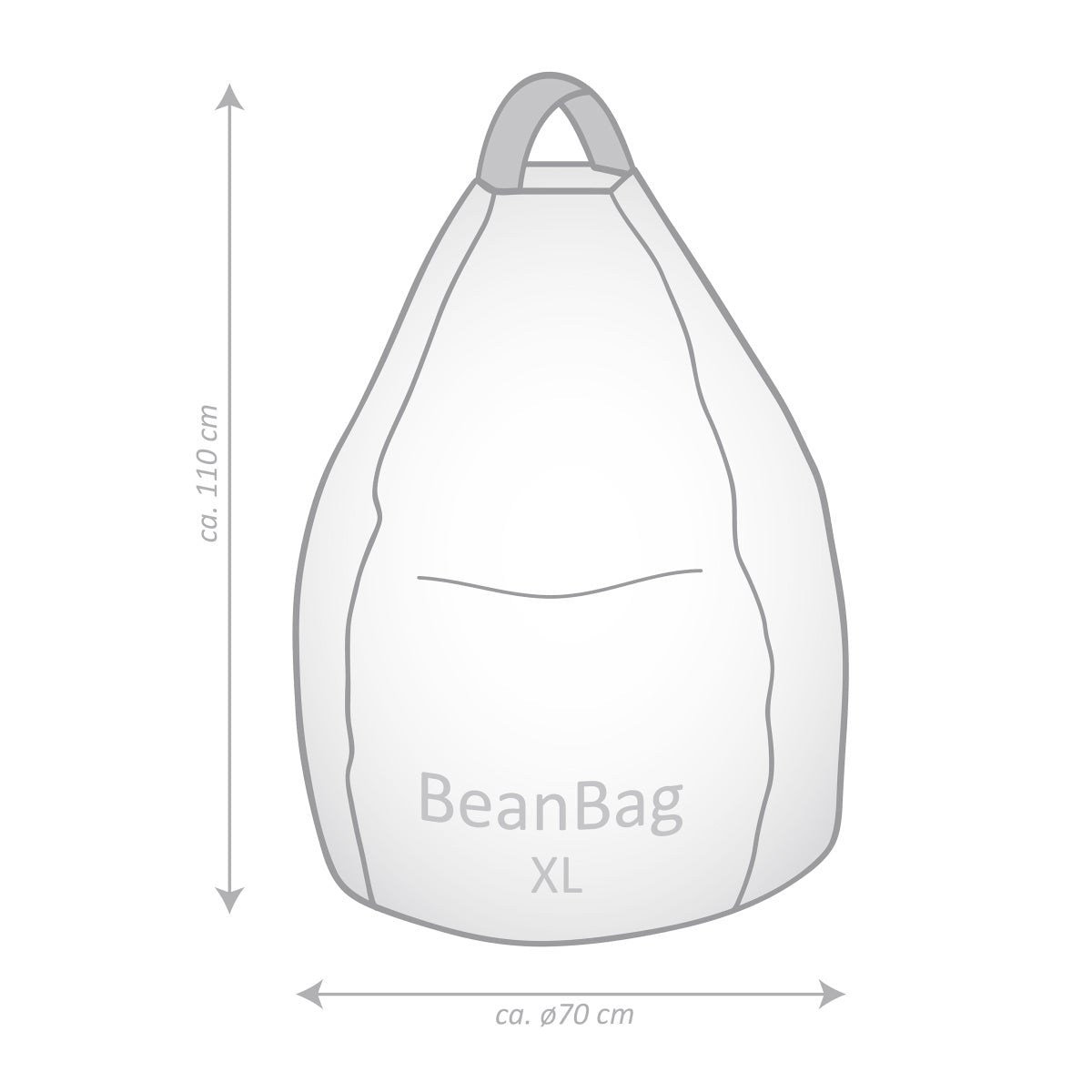 Gouchee Home Harlekin Bean Bag Chair