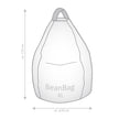 Gouchee Home Harlekin Bean Bag Chair