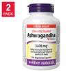 webber naturals Ashwagandha 3,600 mg, 2 x 120 Vegetarian Capsules