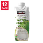 Kirkland Signature Organic Coconut Water, 12 × 330 mL