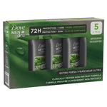Dove Antiperspirant Deodorant for Men, 5 x 76 g