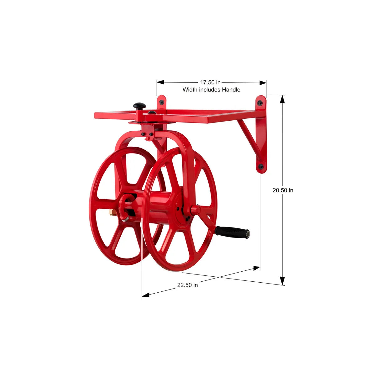 Liberty Revolution Red Rotating Hose Reel