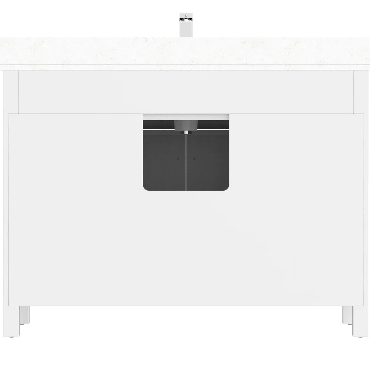 Studio Bathe Thomson Vanity with Power Bar, White