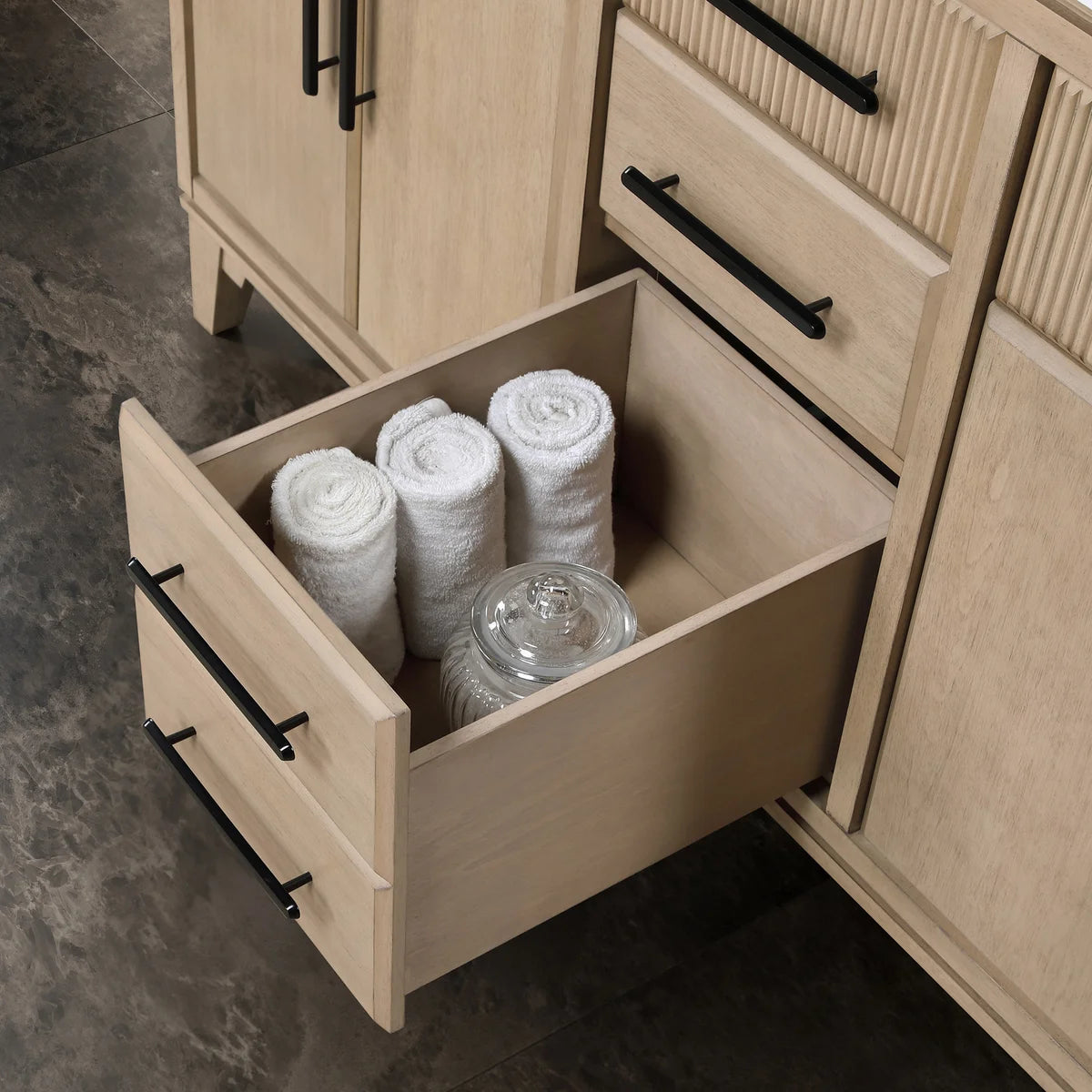 Loxley Rowe Marbella Vanity in Sahara Birch with Quartz Top