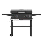 Blackstone 2-burner 34,000 BTU Cooking Station Propane Gas Griddle with Hood