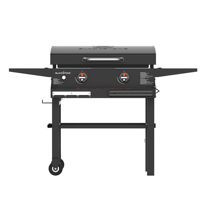 Blackstone 2-burner 34,000 BTU Cooking Station Propane Gas Griddle with Hood