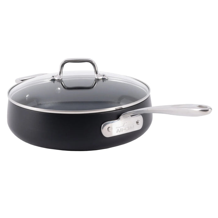 All-Clad HA1 Hard Anodized Nonstick Sauté Pan with Lid, 3.7 L (4 qt.)