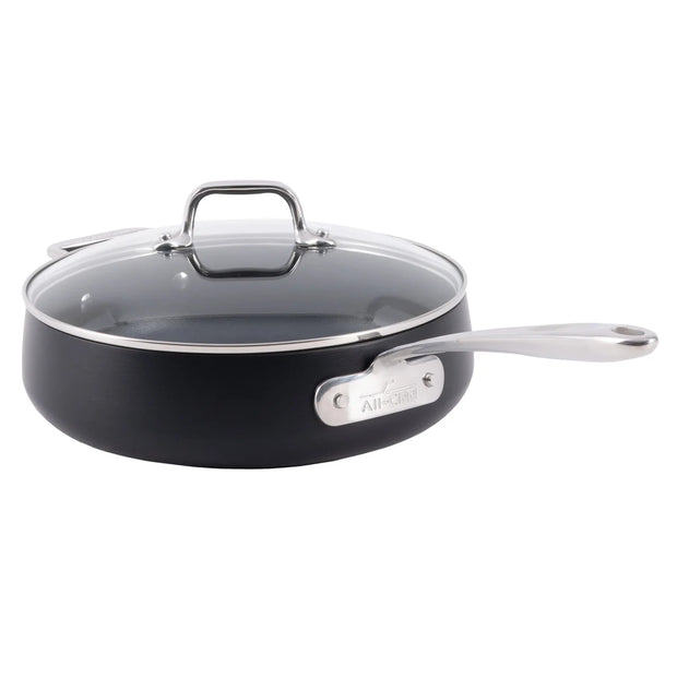 All-Clad HA1 Hard Anodized Nonstick Sauté Pan with Lid, 3.7 L (4 qt.)
