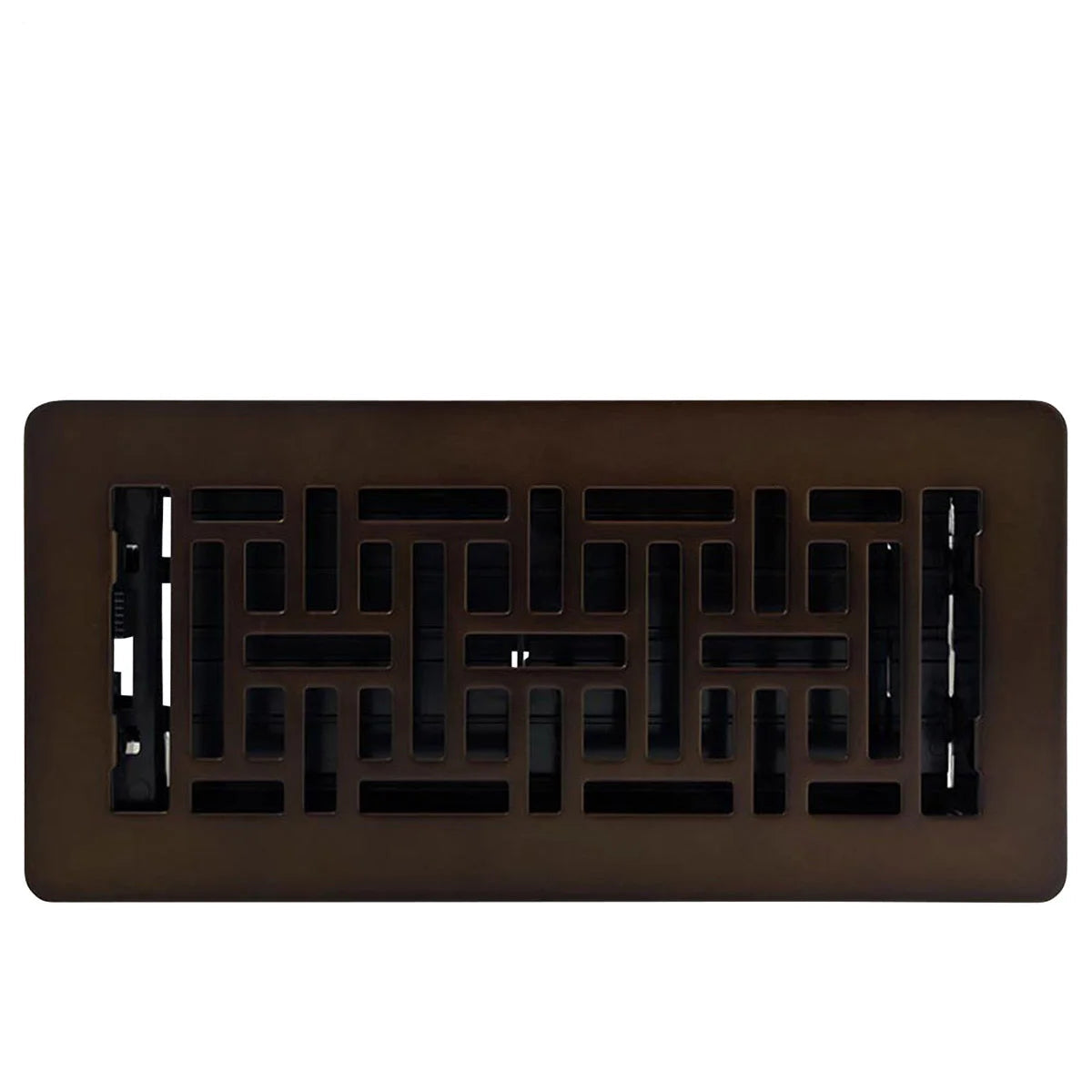 Manor House Rubbed Bronze Low Profile Floor Registers, 4-pack