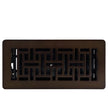 Manor House Rubbed Bronze Low Profile Floor Registers, 4-pack