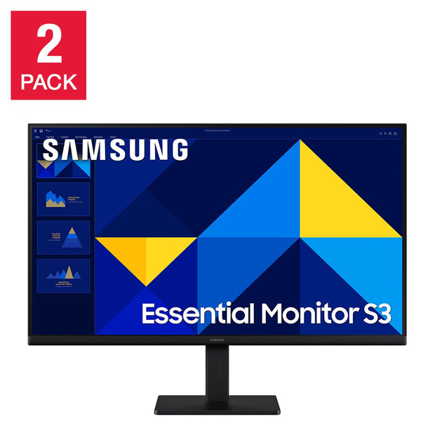 Samsung Essential 27 in. FHD Monitor (1920 × 1080), 2-pack