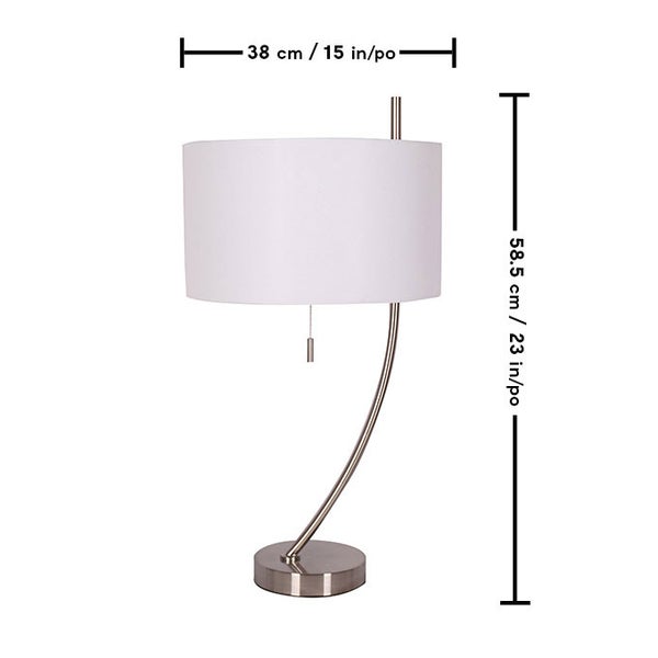 Addison Contemporary Table Lamp, 2-pack