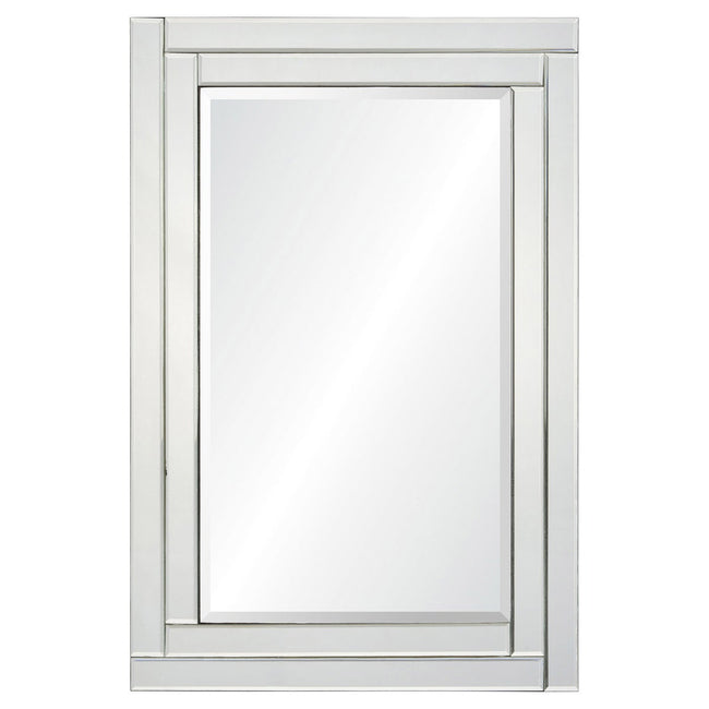 Willow Rectangular Mirror with Beveled Mirror Frame