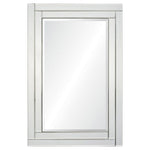 Willow Rectangular Mirror with Beveled Mirror Frame
