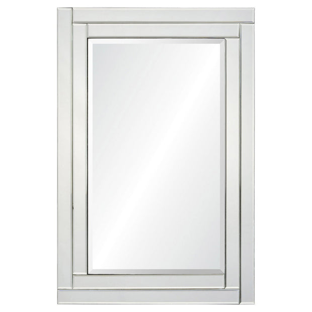 Willow Rectangular Mirror with Beveled Mirror Frame