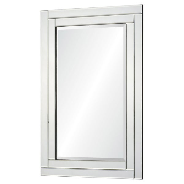 Willow Rectangular Mirror with Beveled Mirror Frame