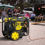 Champion 4,250 Watt Open Frame Inverter Generator with Wheels