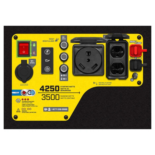 Champion 4,250 Watt Open Frame Inverter Generator with Wheels