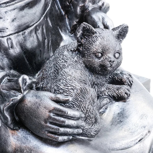 Old Couple on Bench with Street Lamp
