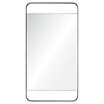 Stratford Industrial-style Mirror with Grey Metal Frame