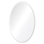 Ollie Frameless Oval Mirror with Beveled Edge