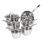 Lagostina Cucina Mia Stainless Steel Cookware Set, 12-pieces