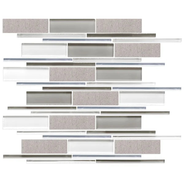 Golden Select Sierra Light Grey Mosaic Wall Tile