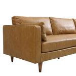 Madison Classic Tan 2-piece Top-Grain Leather Right-hand Facing Sectional