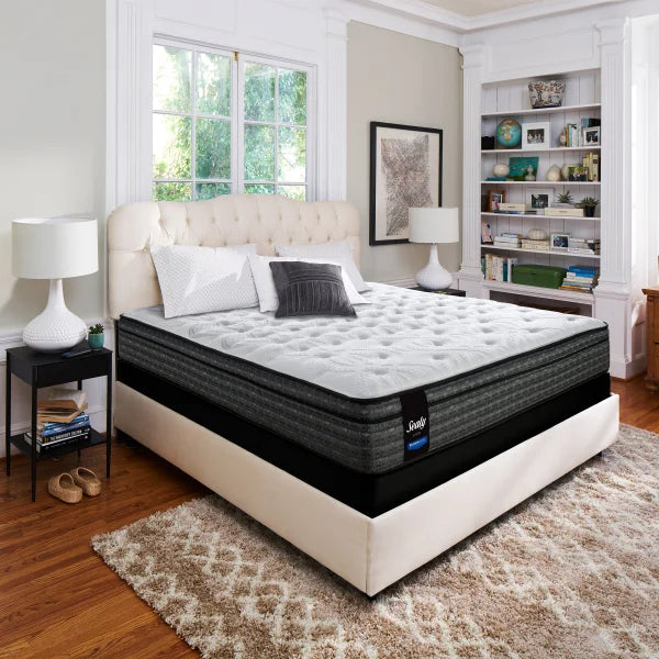 Sealy Foxbridge with Posturepedic Technology Cushion Firm Eurotop Double Mattress or Set