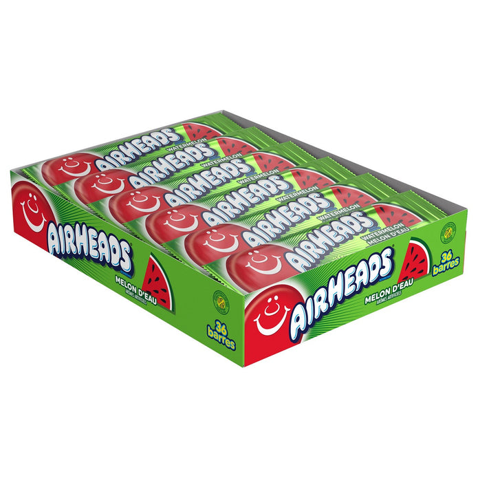 Airheads Individually Wrapped Full Size Bars, Watermelon, 36 × 15.6 g