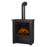 Real Flame Hollis Black Electric Fireplace